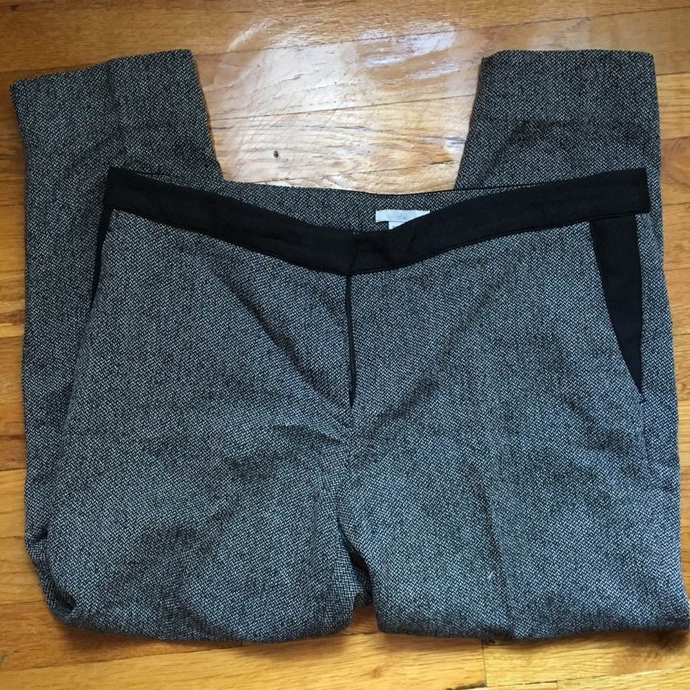 H&M tapered cropped work pants
